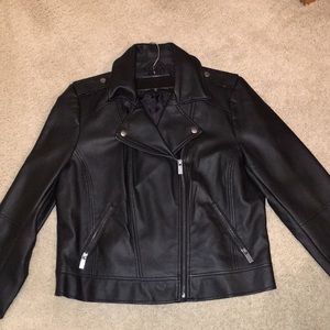 Faux leather jacket, never worn, size XL